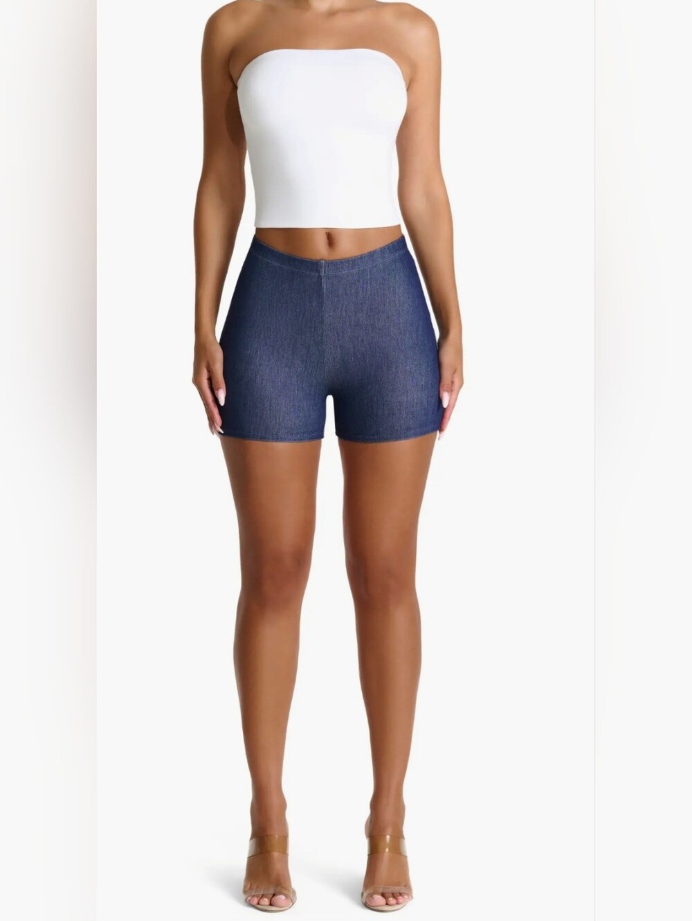 NAKED WARDROBE THE DENIM FIT SHORTS US LARGE
